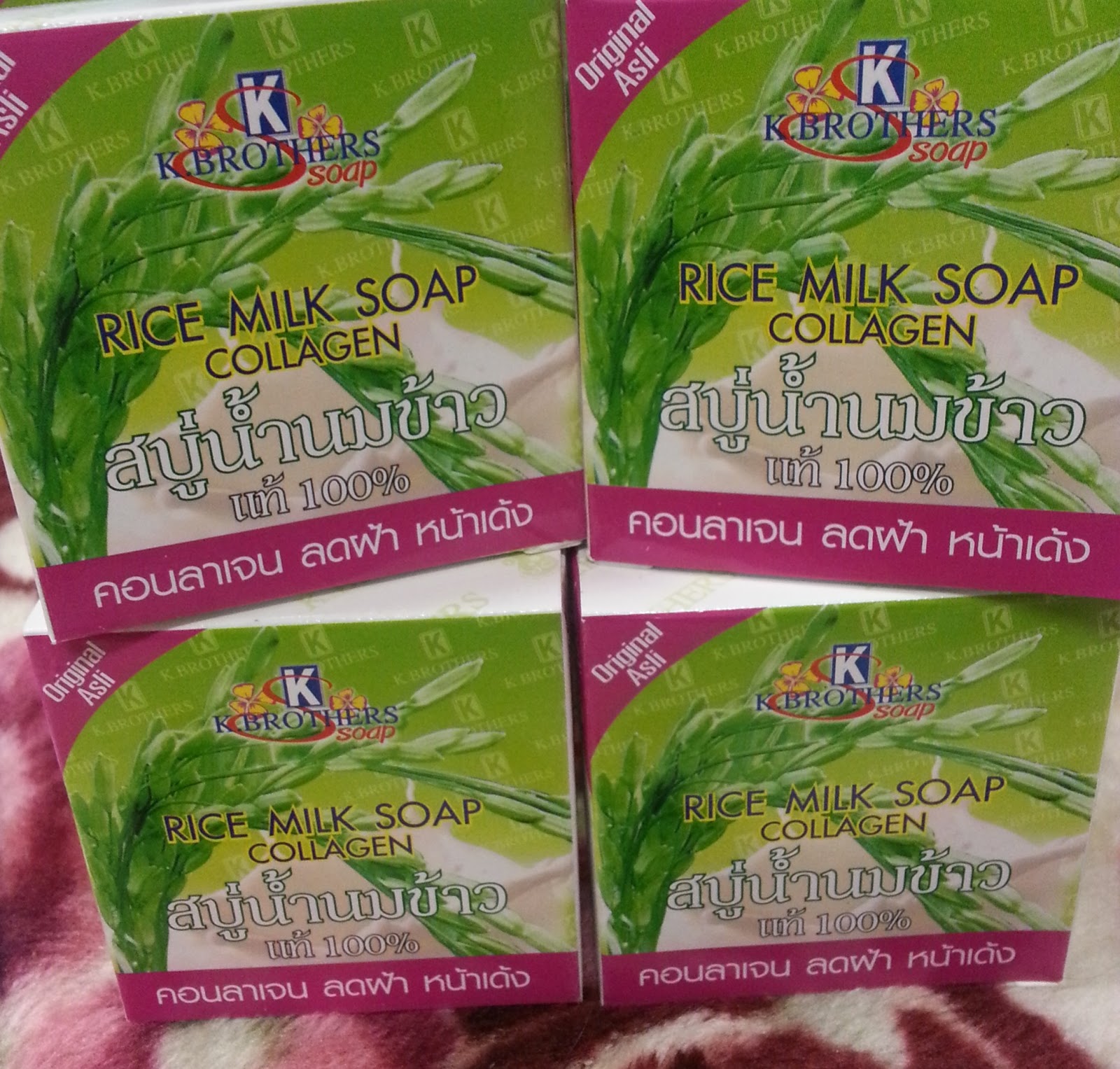 MY BEAUTY CENTRE RICE MILK SOAP COLLAGEN RM29.90 TERMASUK PENGHANTARAN