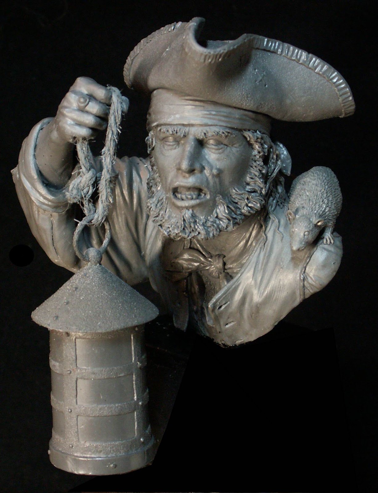 Busto Pirata Castle Miniatures - 250mm YS-250-03-A+%25281%2529