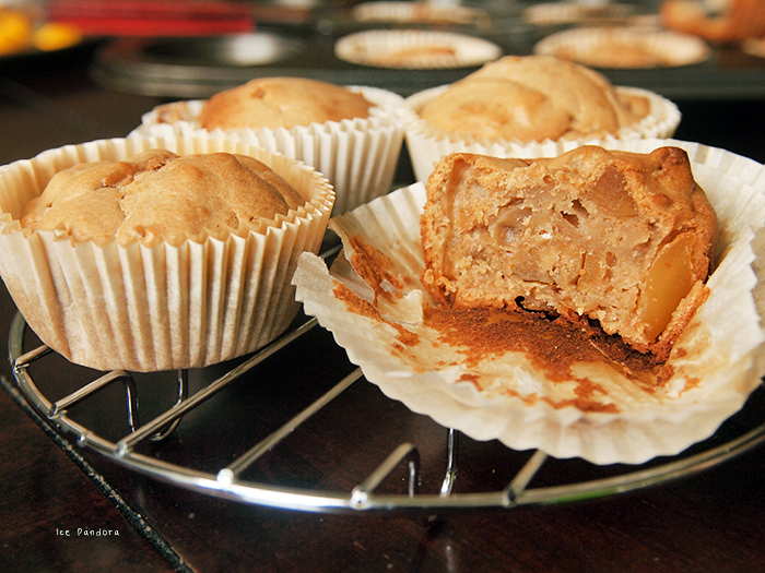 ice pandora Food in Process Chai tea muffins with ginger!