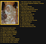 Lista de próximos Hermanos Mayores Hermandad Nuestra Señora de la Soledad Calzada de Calatrava.