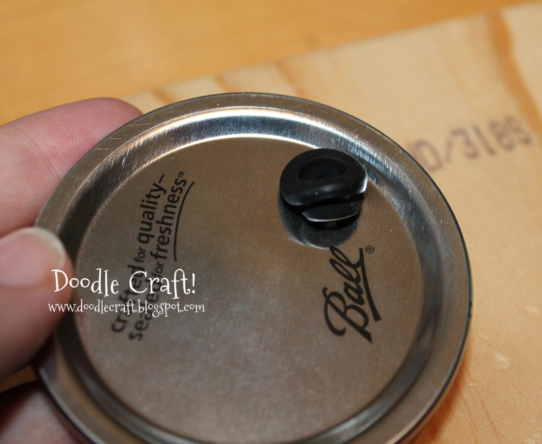Doodlecraft DIY Mason Jar Straw Lids