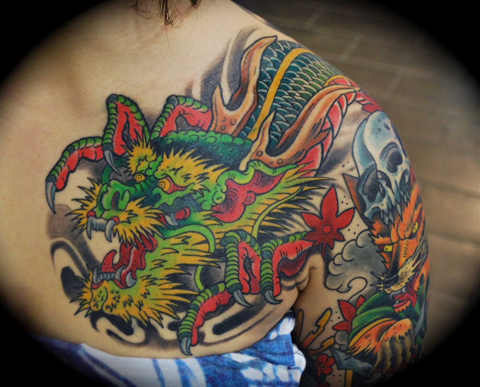 Puff the magic dragon tattoo images,best tattoo artist in las vegas 2011 .....