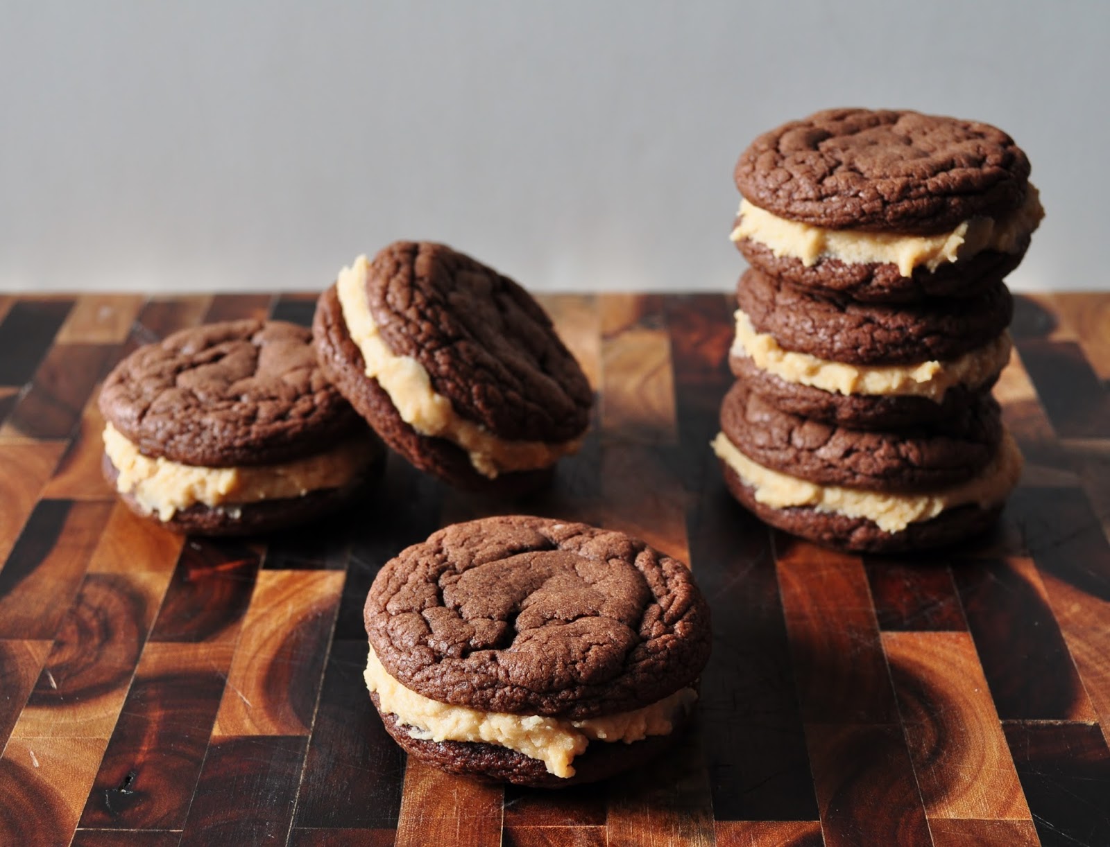 My Tiny Oven Chocolate Peanut Butter Sandwich Cookies