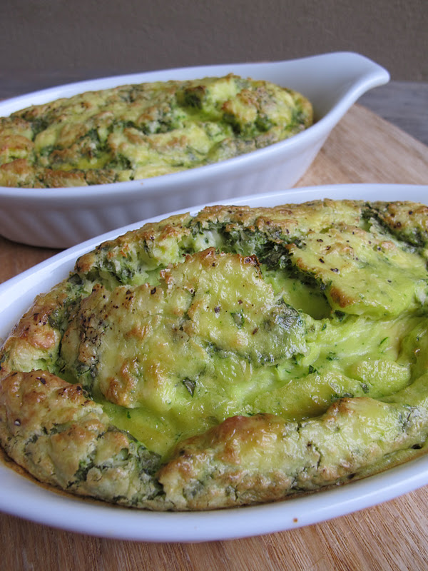 Morsels and Musings sorrel & goats cheese egg bake