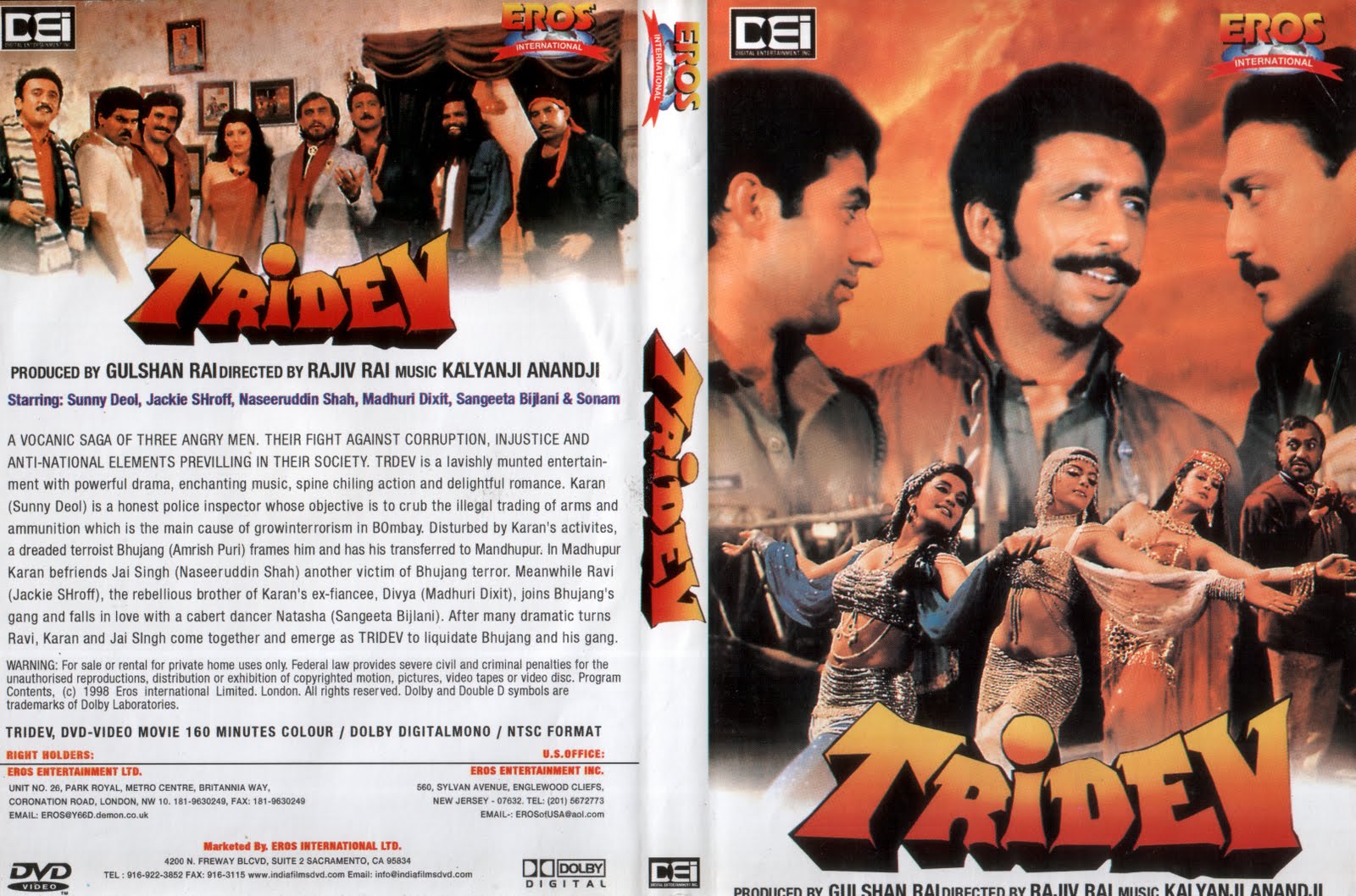 CINE HINDU: Tridev (1989)