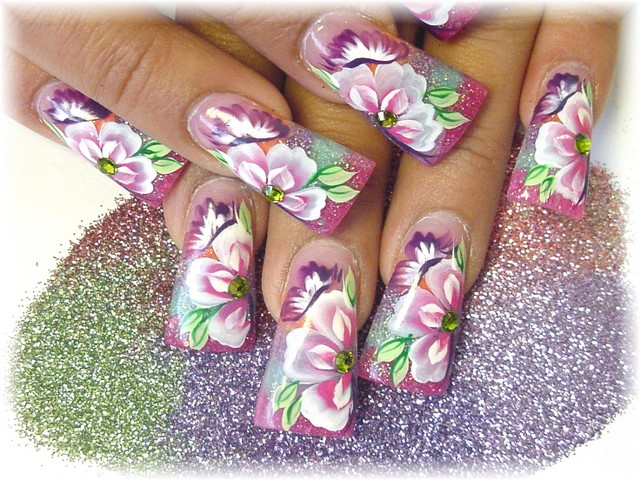 Beauty Best Nail Art: Best Quality Flower Designs Nail Art