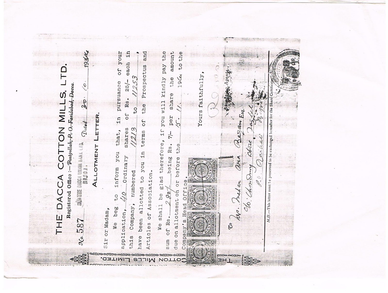 how to get share certificate