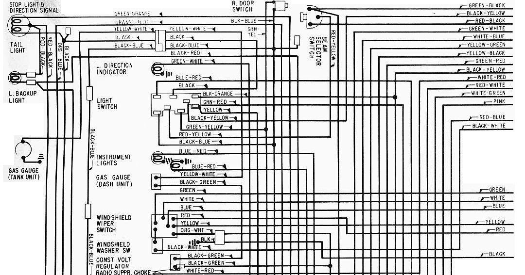1965 Ford Galaxie Complete Electrical Wiring Diagram Part 1 | All about