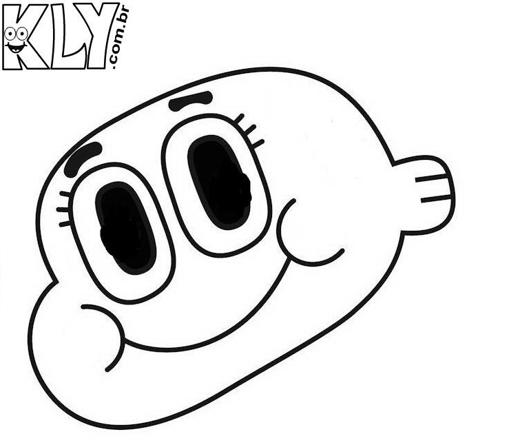 o incrível mundo de gumball desenhos para colorir blog liu