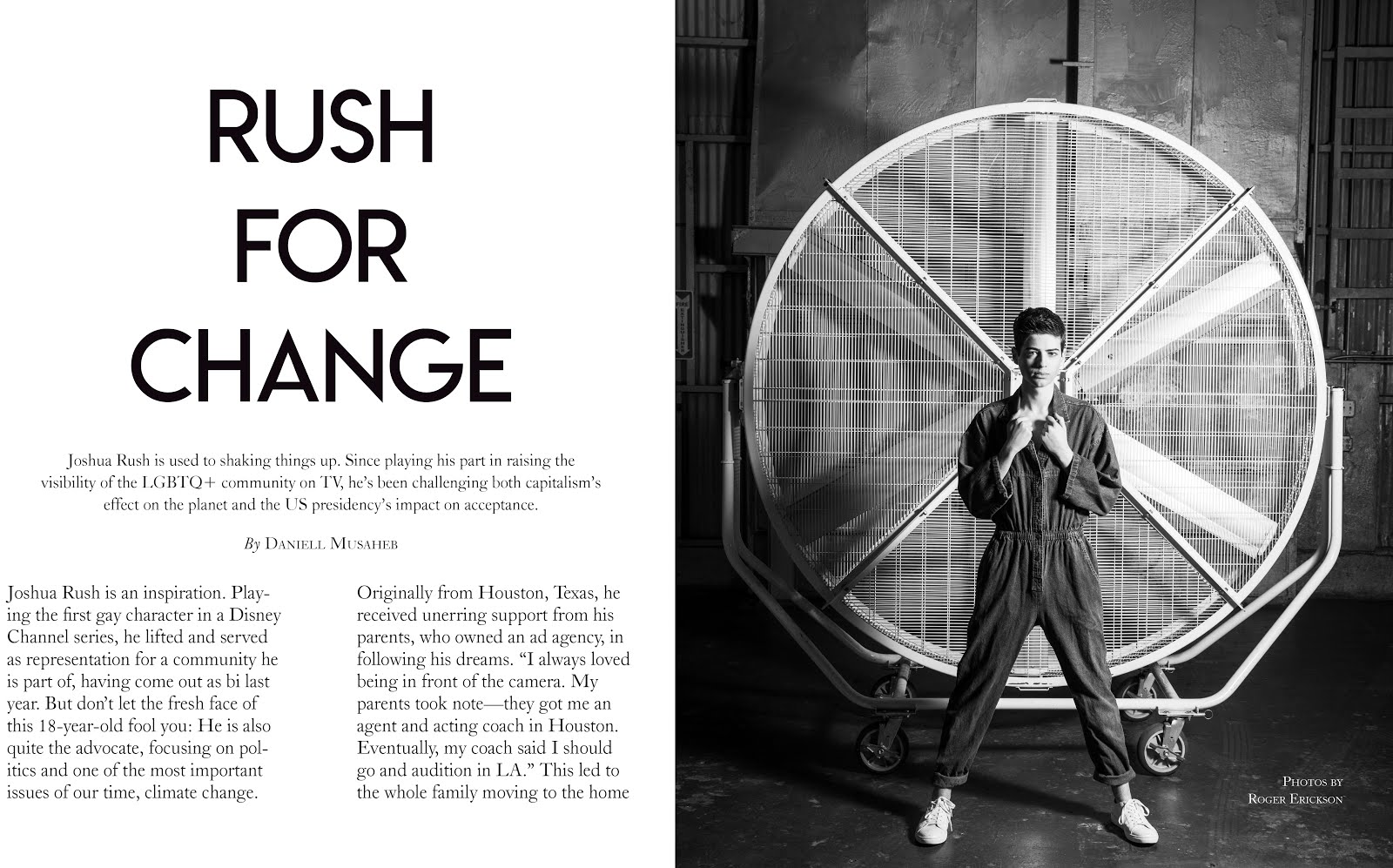Joshua Rush for Mission Magazine