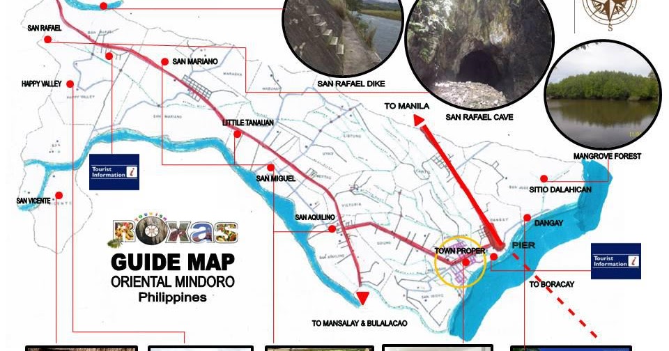 Roxas Oriental Mindoro Map Roxas, Oriental Mindoro: Roxas Tourism Community Map