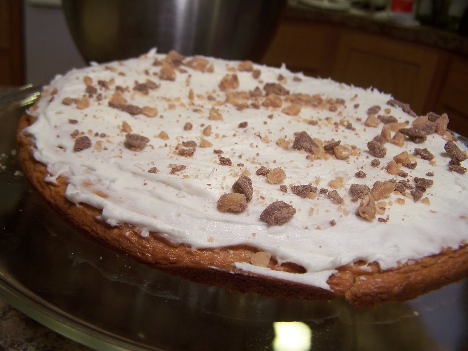 The Peppered Pantry French Vanilla Toffee Cake