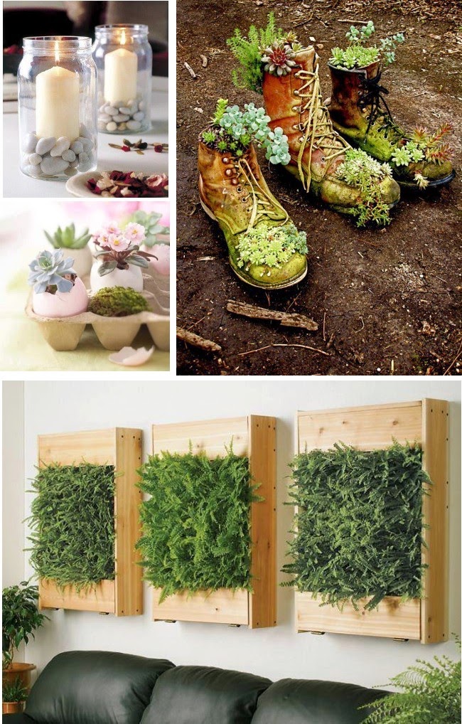 Diseño de Jardines Ideas para decorar el jardín reciclando