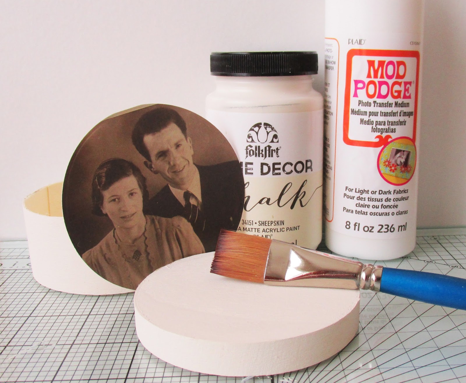 A Passion For Cards How to transfer a photo with Mod Podge Photo