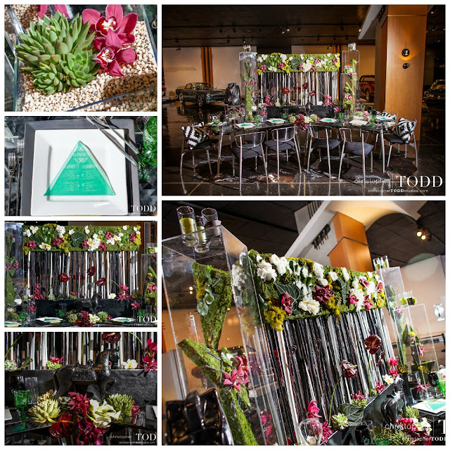 Shawna Yamamoto Event Design Geometric Tabletop Design with La Boheme