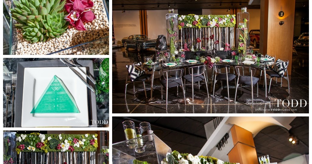 Shawna Yamamoto Event Design Geometric Tabletop Design with La Boheme