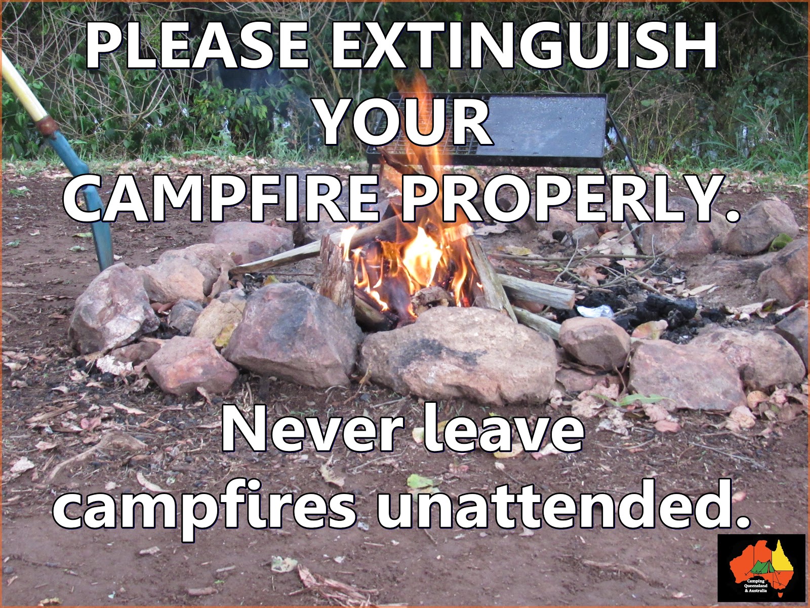 Camping Queensland and Australia Campfire Safety