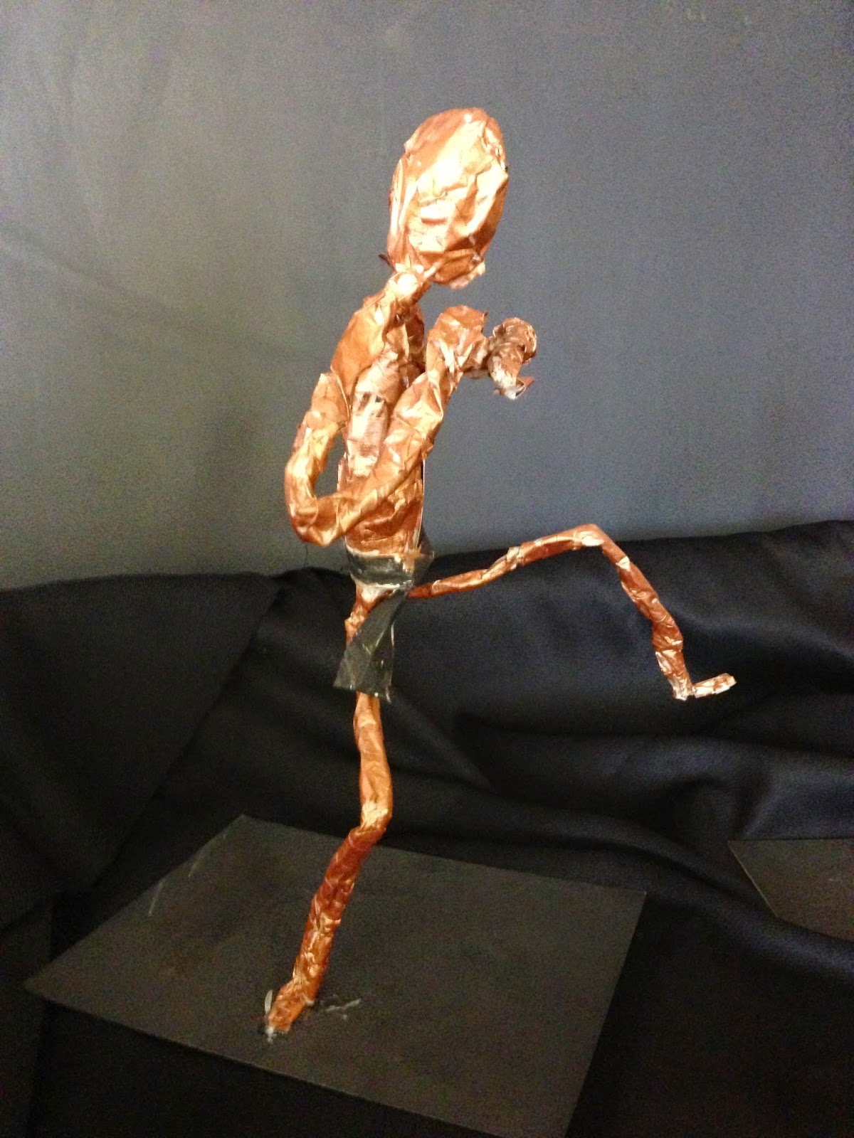 Creation Station Masking Tape Sculptures