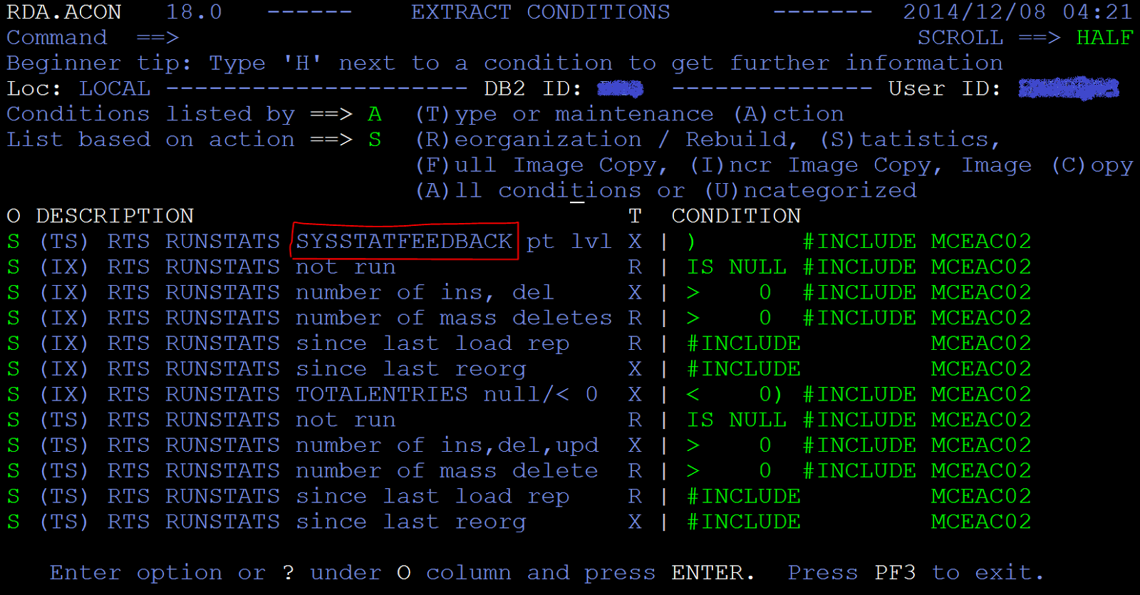Db2 for Z How to use SYSSTATFEEDBACK to drive your RUNSTATS