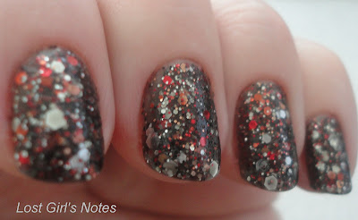 nerd lacquer it's just a flesh wound swatches and review