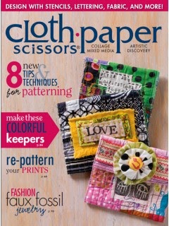 "Graffiti Journals" Article in Jan/Feb 2015 issue of Cloth,Paper, Scissors Magazine