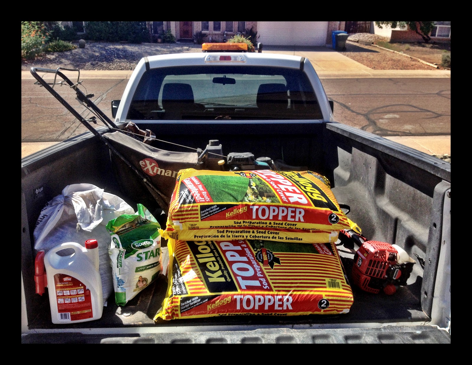 Proqual Landscaping Overseeding My Backyard With Winter Rye Seed