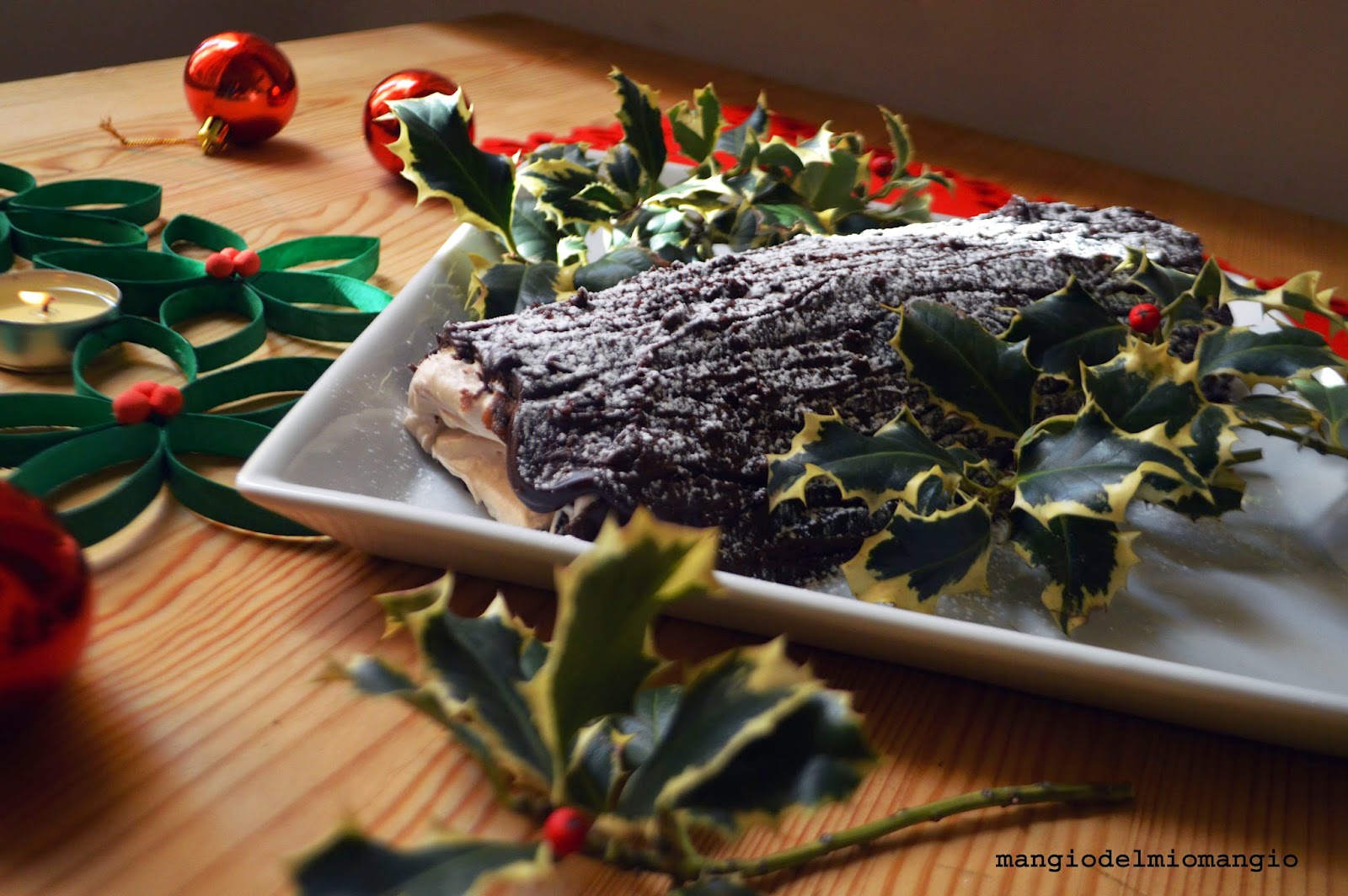 Tronchetto Di Natale Castagne.Mangio Del Mio Mangio Tronchetto Di Natale Con Castagne E Cioccolato