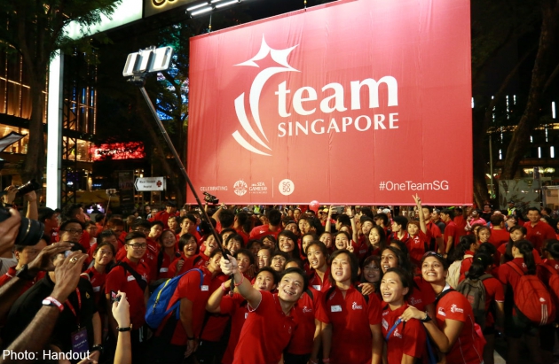 Team Singapore Orchard SEA Games