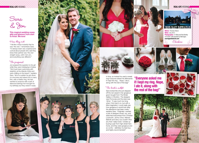 STUDIO 1208 featured in Wedding Ideas Magazine August 2013