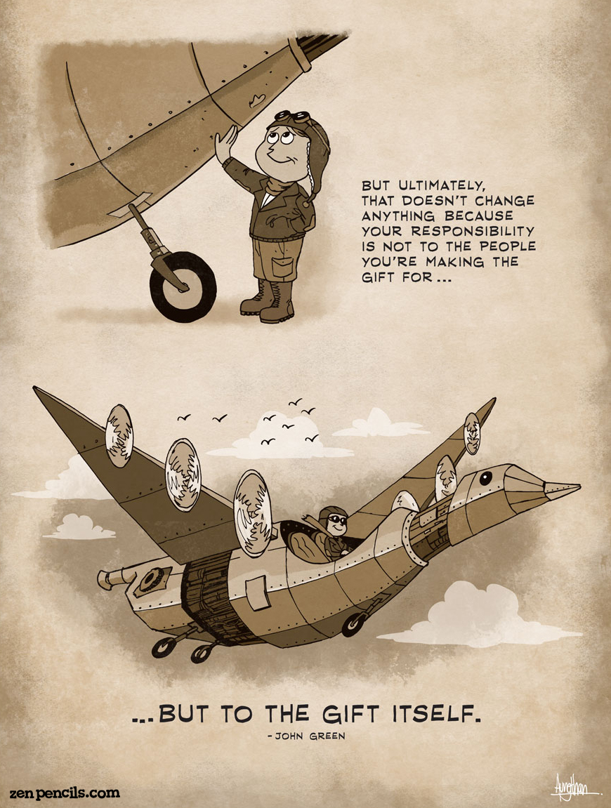 Calvin's Canadian Cave of Coolness: Another Classic From Zen Pencils