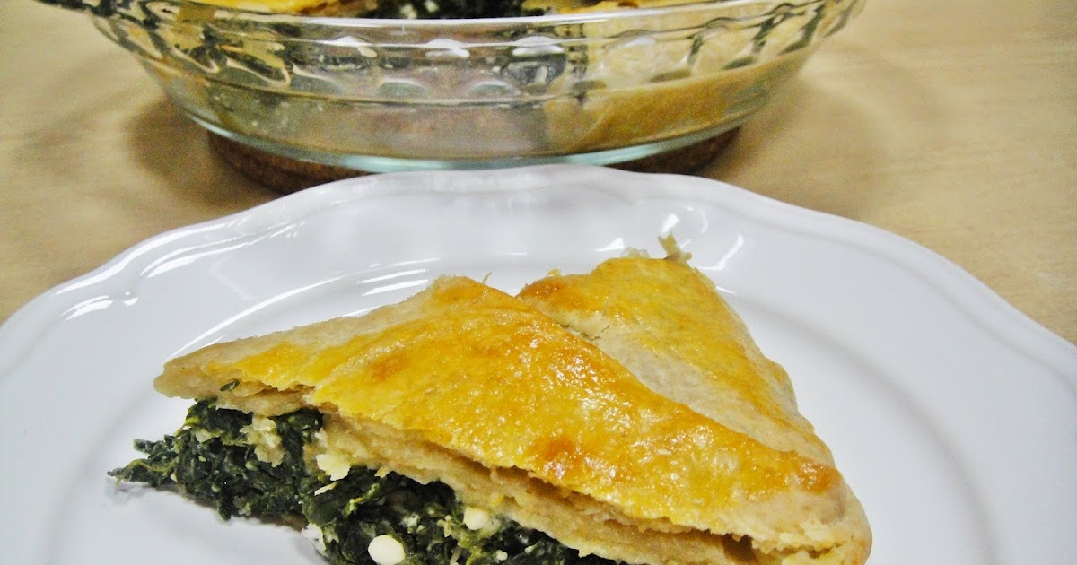 Maryam's Culinary Wonders 810. Spinach Cottage Cheese Pie