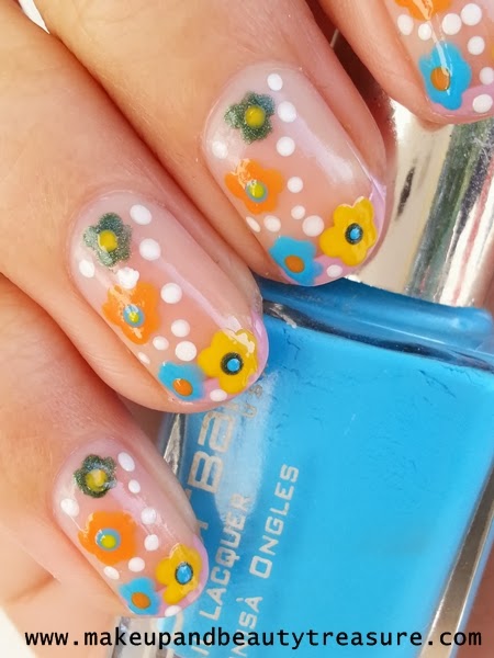 Bright summer nails