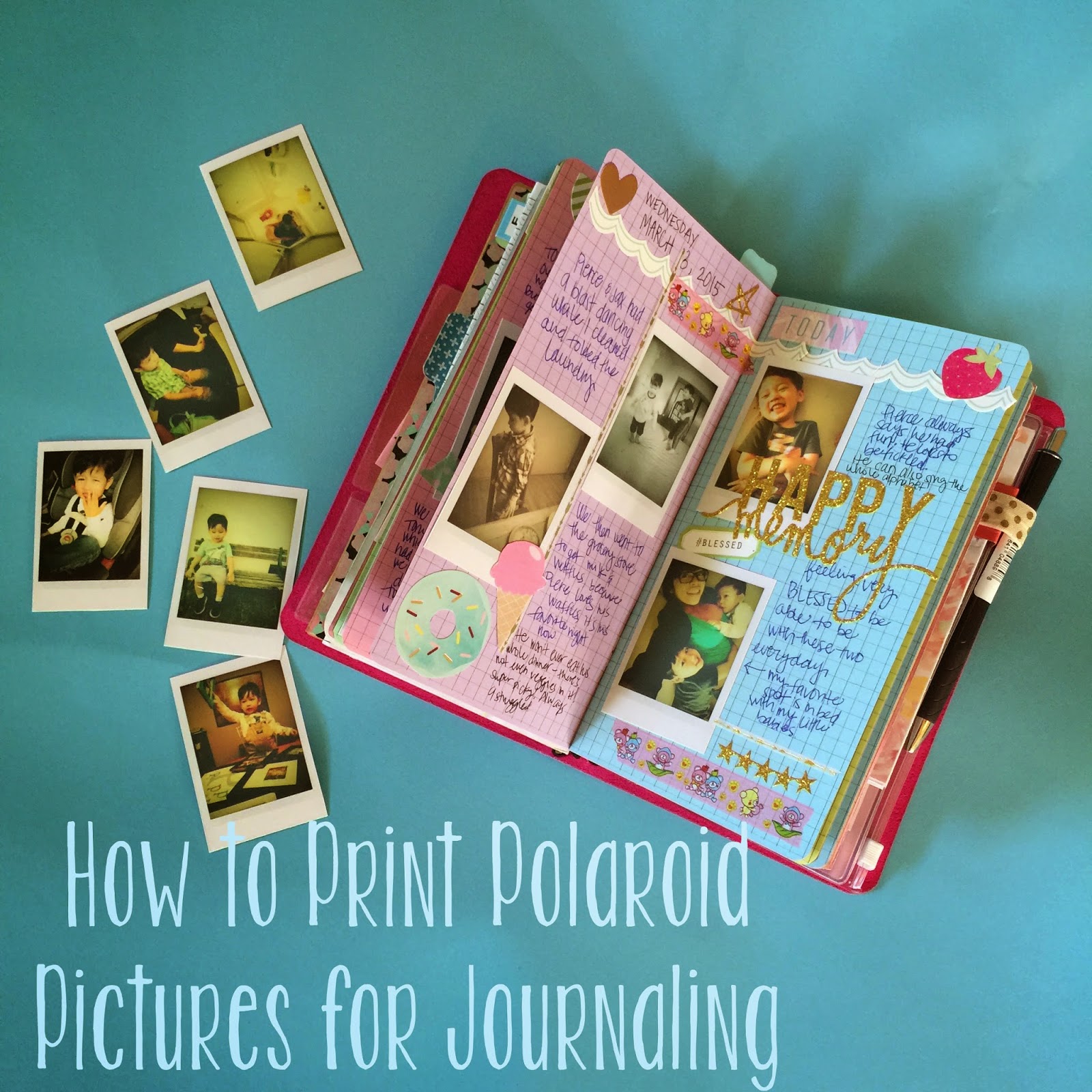 JournalingPrompts: A Year in Polaroids  Diy photo book, Scrapbook book,  Scrapbook journal