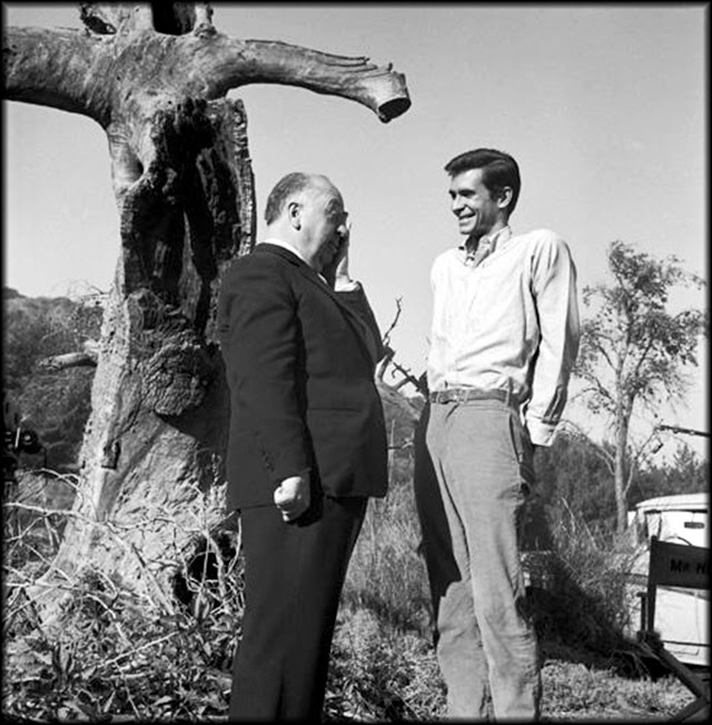 Rare Behind The Scenes Photos Of Alfred Hitchcock And The