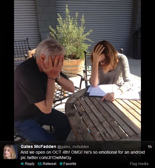 Thoughts from a TV Geek Gates McFadden directs ex STTNG costar Brent