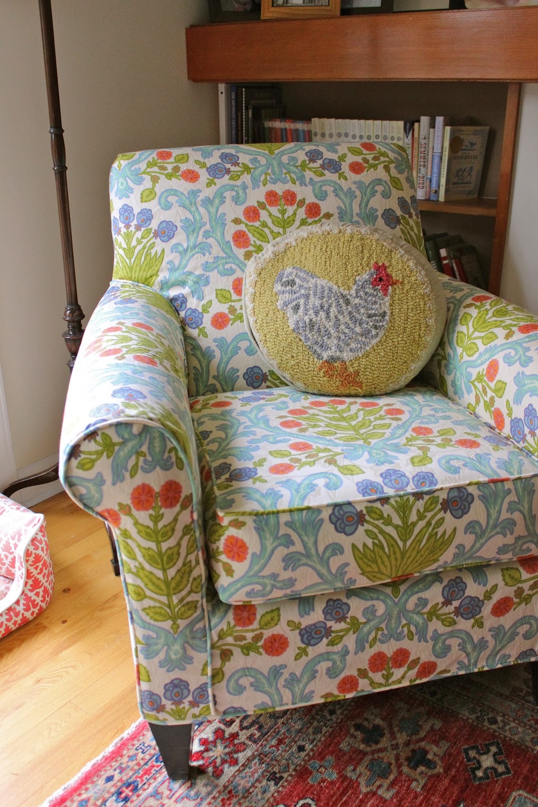 Custom Slipcovers by Shelley Floral Chair