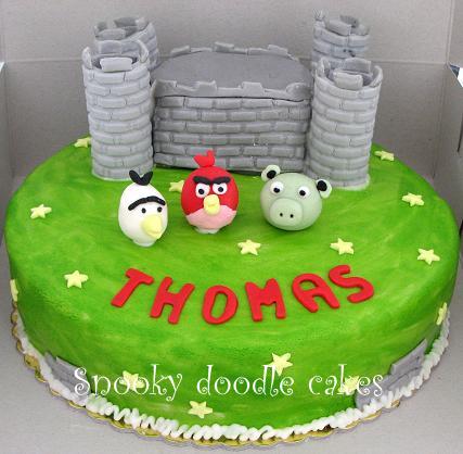 Angry Birds Cake on Snooky Doodle Cakes  Angry Birds Cakes