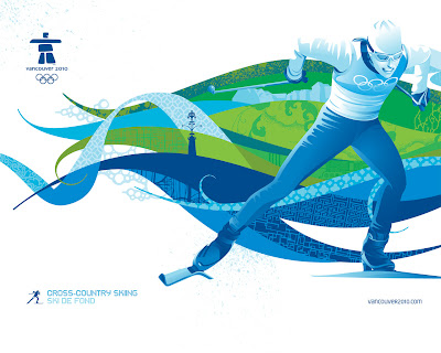 Free Vancouver 2010 Olympic Winter Games PowerPoint Background 26