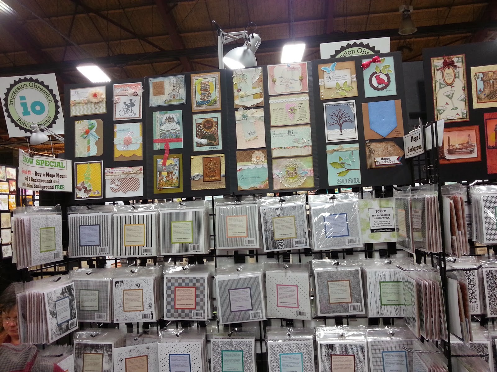 Allentown,Pennsylvania Heirloom Rubber stamp show VBLOG and pictures
