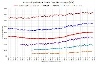 Participation rate Older Workers
