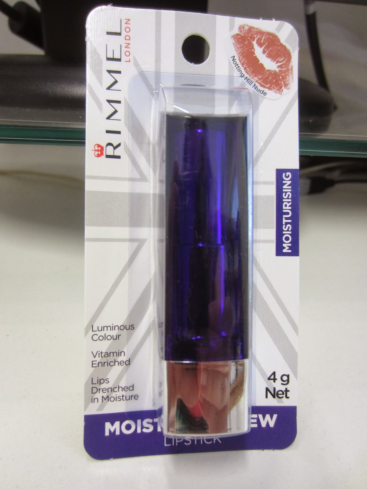 Rimmel London Moisture Renew Lipstick - 100 Nude Shock 1 