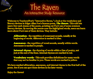 the raven online text