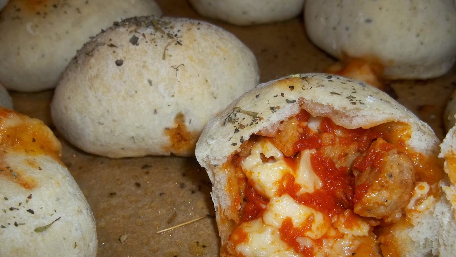 37 Cooks Meatball Stuffed Honey Potato Buns