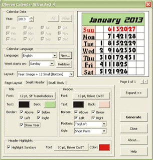 Cara Membuat Kalender Otomatis Pada CorelDraw X4