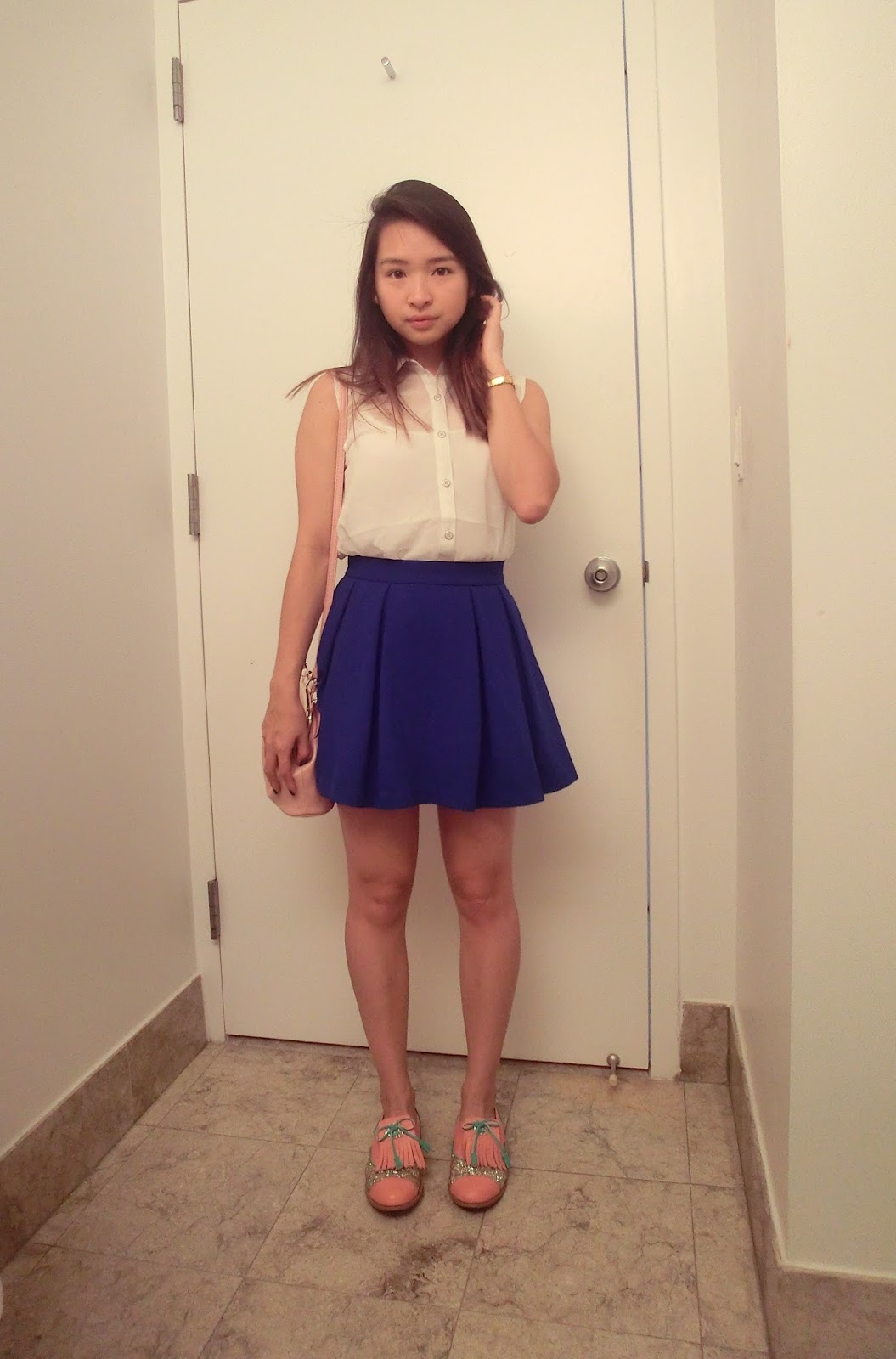 Lazy laundry Royal Blue Skort