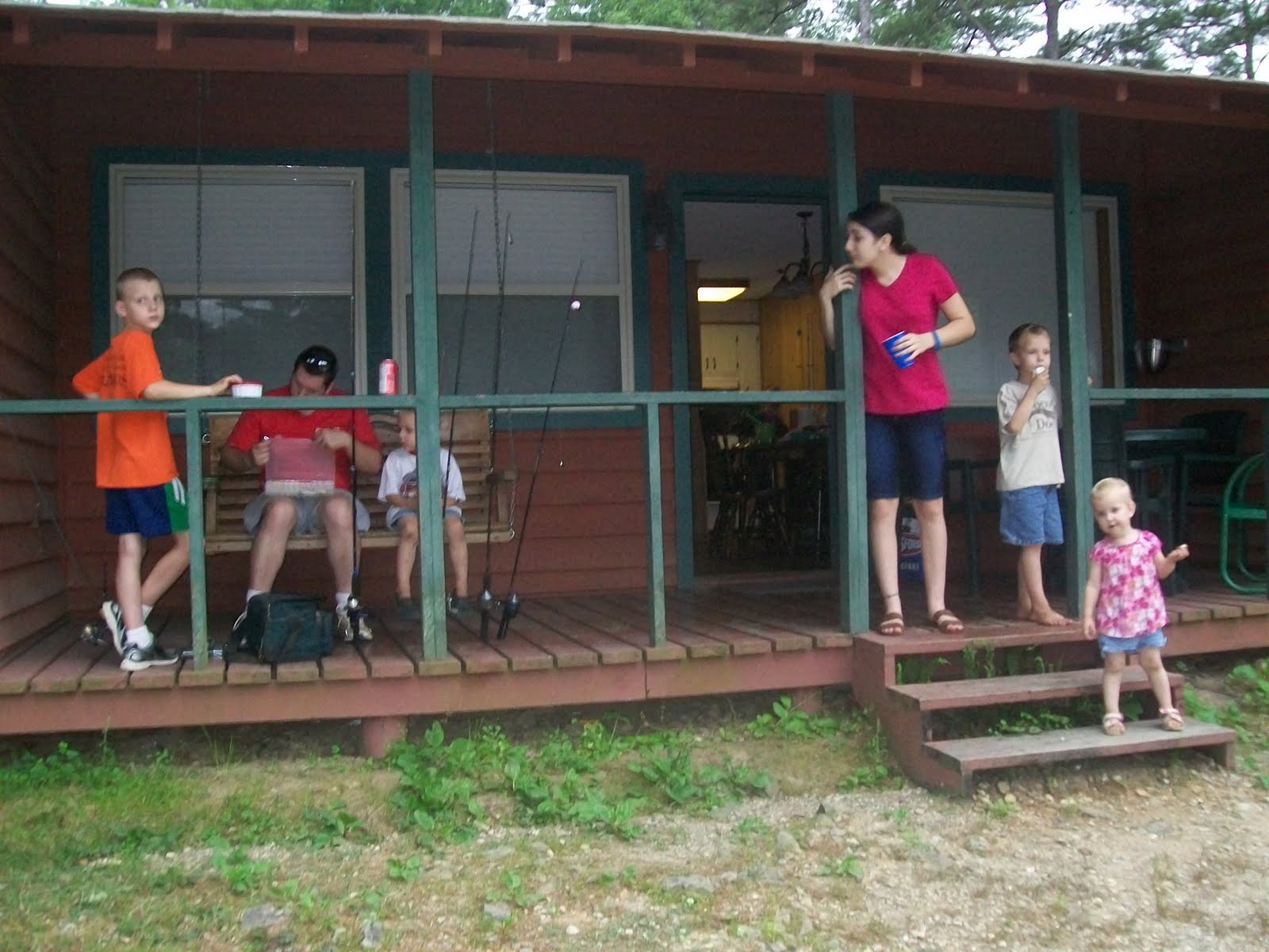 The Happy Homeschool Mom Camping at Lake Catherine State Park