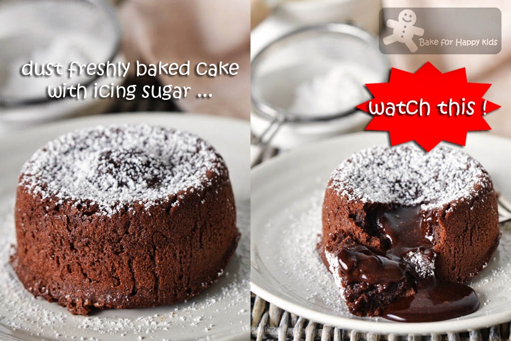 Bake for Happy Kids Molten Lava Cakes (Paula Deen)
