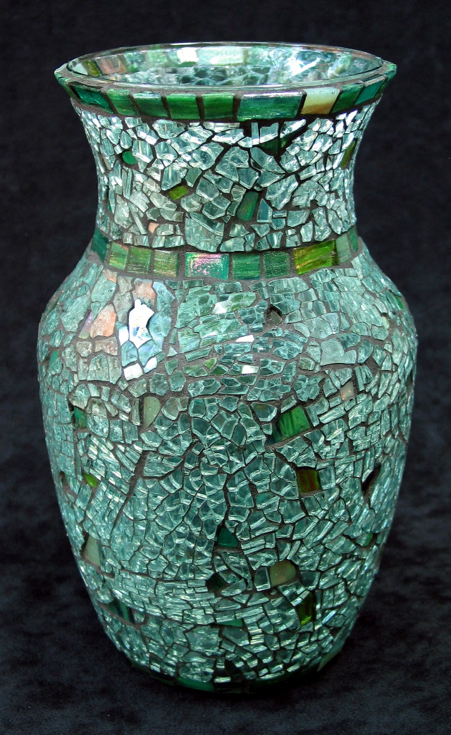 mosaic vase mosaic vase