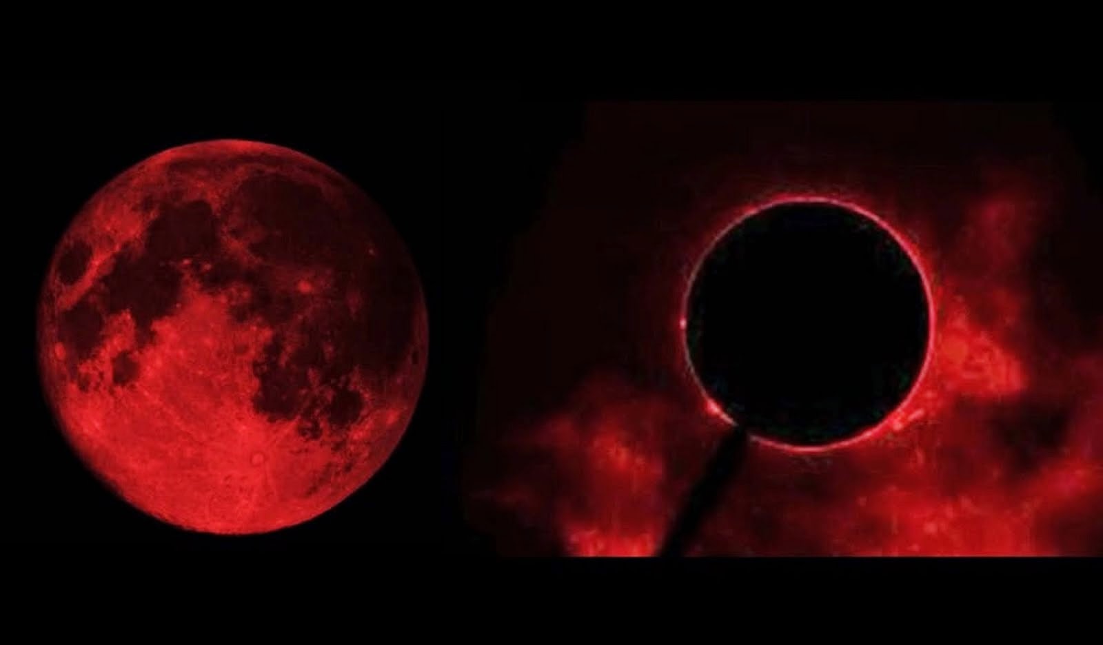 SUPER BLOOD RED MOON SOLAR ECLIPSE -"TO WATCH MY YOUTUBE VIDEO PLAYLIST PLEASE CLICK ON THE WORKIN