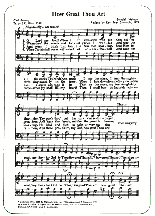Triple the Scraps: {HSCRC12} Hymn #3, How Great Thou Art